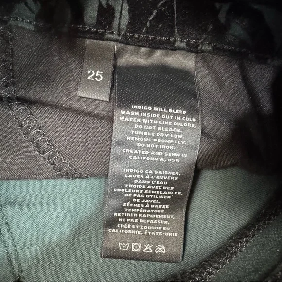 NWT New J BRAND Super Skinny Mid-Rise Olive BROCAD Jeans Size 25 - Picture 9 of 10